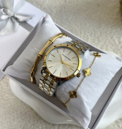 pack montre + gourmette + bracelet