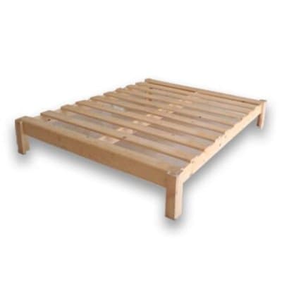 Sommier En Bois Naturel Deux places