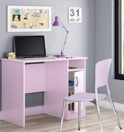 Bureau de Travail Mauve Clair – (A346M)