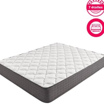 Matelas à Ressorts 2 Places 7 étoiles