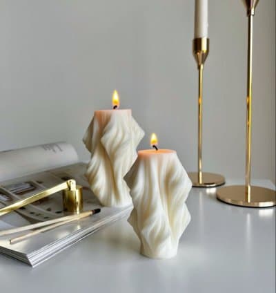 Bougie parfumé avec cire naturel