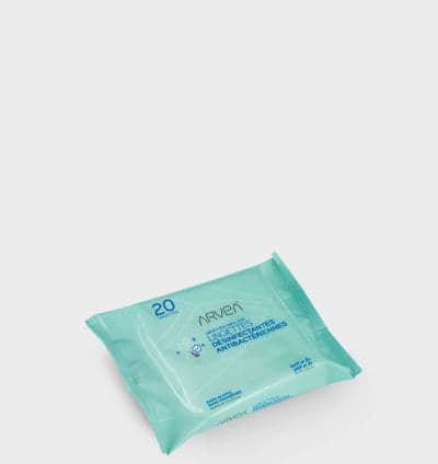 ARVEA Lingettes Désinfectantes Antibactériennes
