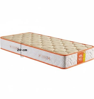 Matelas Mousse Matelassé 4 Étoiles 1 Place Hauteur 20 cm