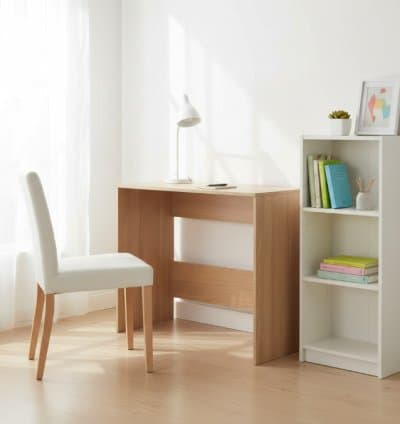 Bureau Basique Simple et Pratique Couleur Chêne – (A348)