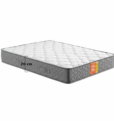 Matelas Mousse Matelassé 5 Étoiles 2 Places Hauteur 20 cm