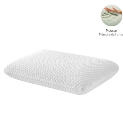 Oreiller ViscoNight Orthopédique en Mousse à Mémoire de Forme