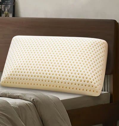 Oreiller en Latex 100 % Naturel Ultra Respirant et Confortable