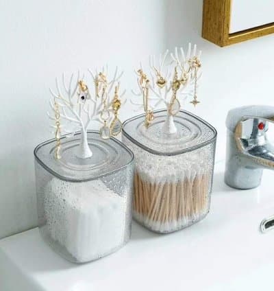 Set de 2 boîtes couton