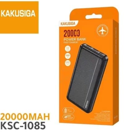Power Bank 20000 MAh KAKUSUGA - Noir