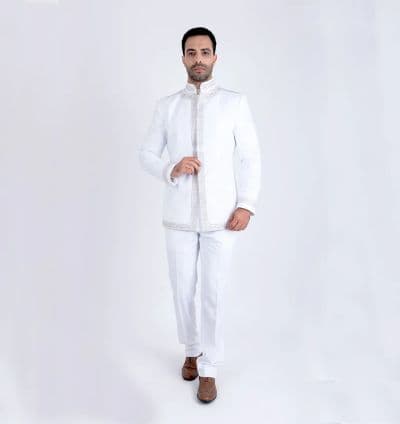 Costume Traditionnel Blanc-Beige EVASION