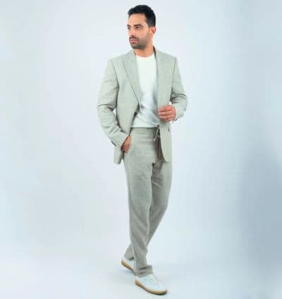 Costume Lin Vert EVASION