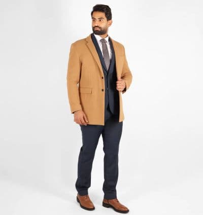 Manteau Laine Camel EVASION