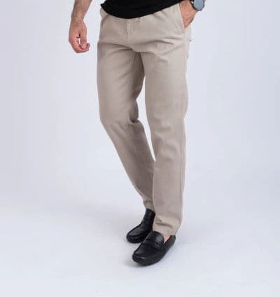 Pantalon Coton Beige Ref137 - EVASION