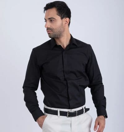 Chemise Noir ref207 - EVASION