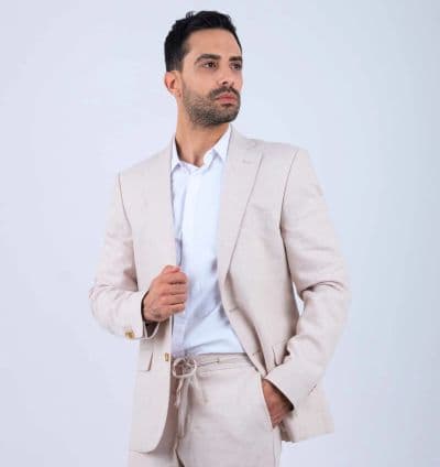 Veste Homme Lin Beige - EVASION