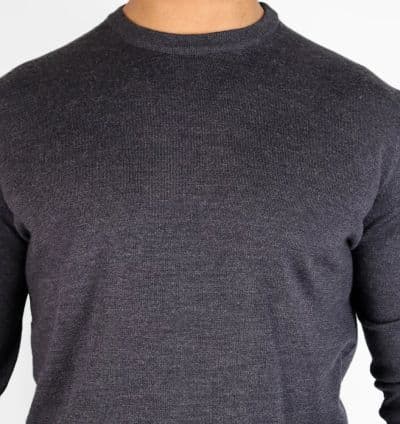 Pull Col Rond Gris.f - EVASION