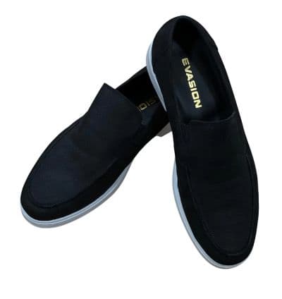 Mocassin Nubuck Noir - EVASION