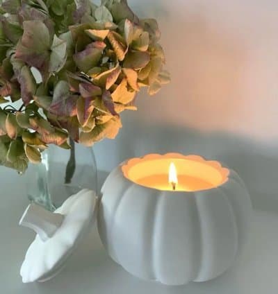 Bougie citrouille
