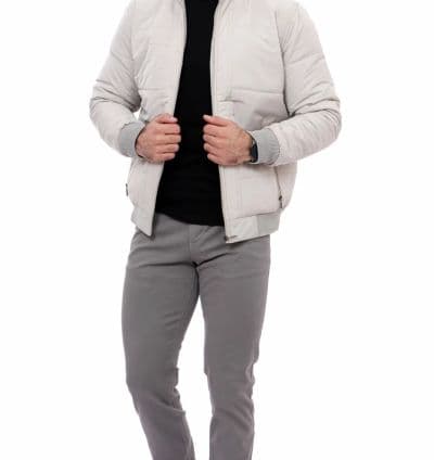 Blouson gris clair homme - Evasion