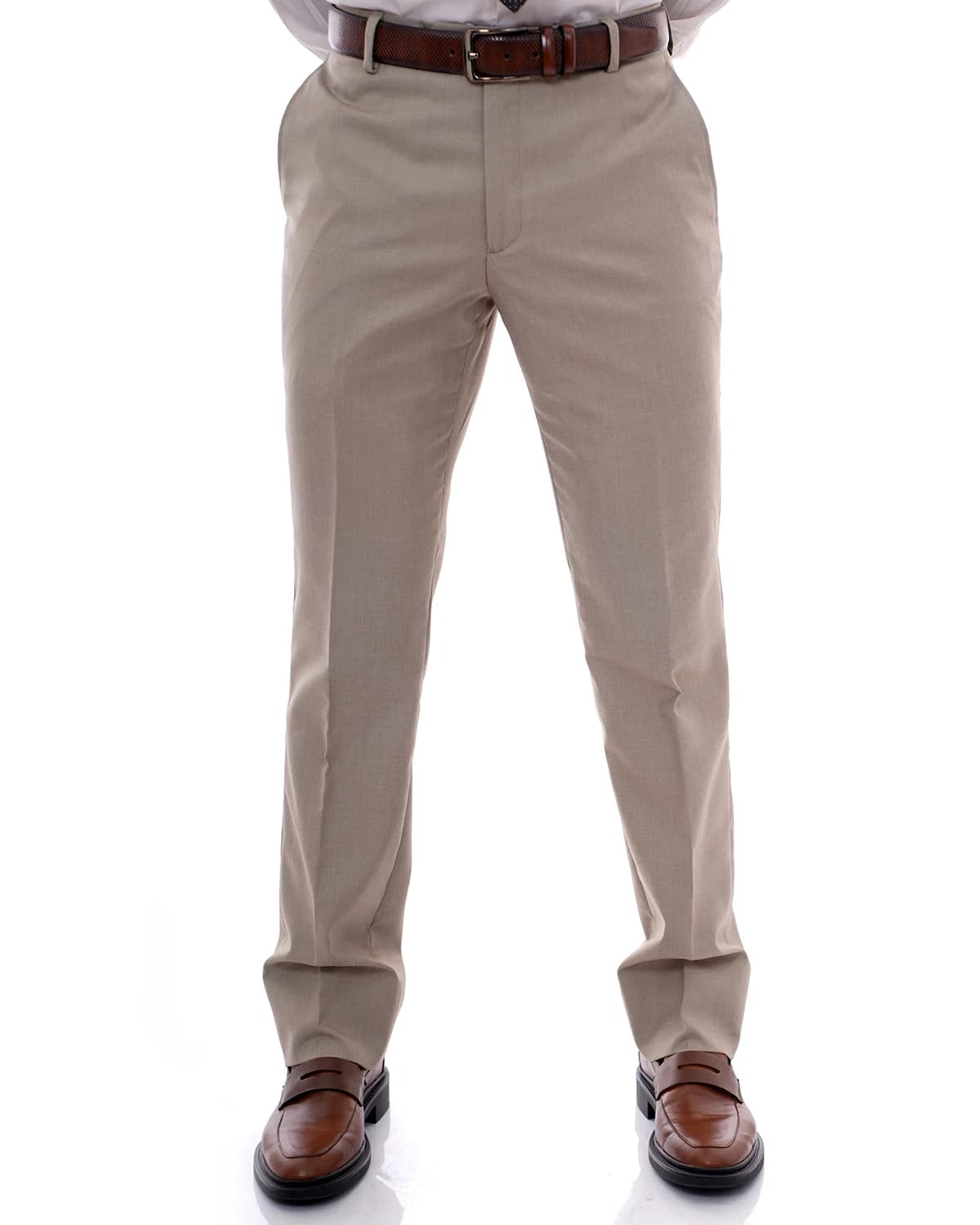 Pantalon tergale Beige Uni