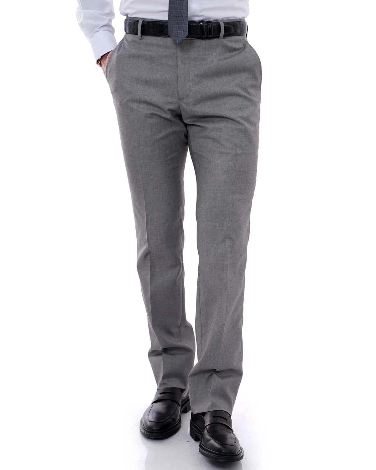 Pantalon tergale Gris Clair