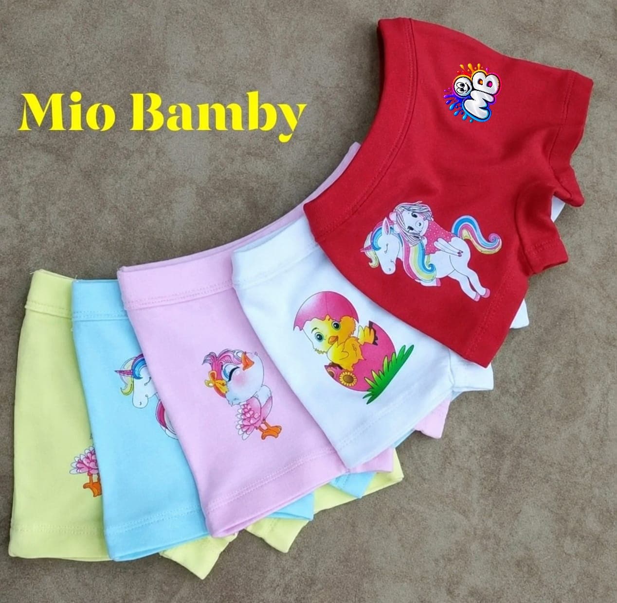 Lot de 5 boxers fille