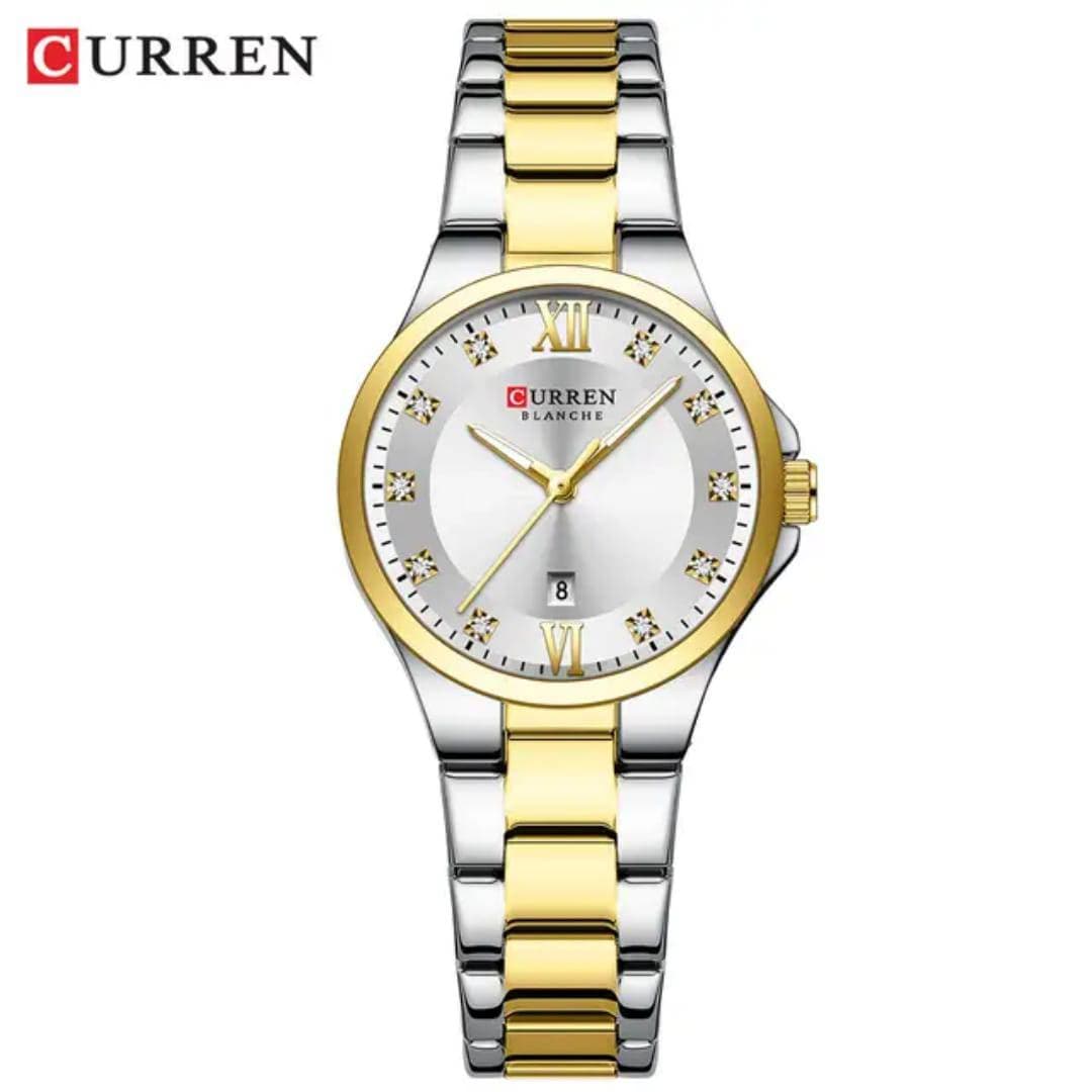 Montre pour Femme Curren 9107 Argent Doré