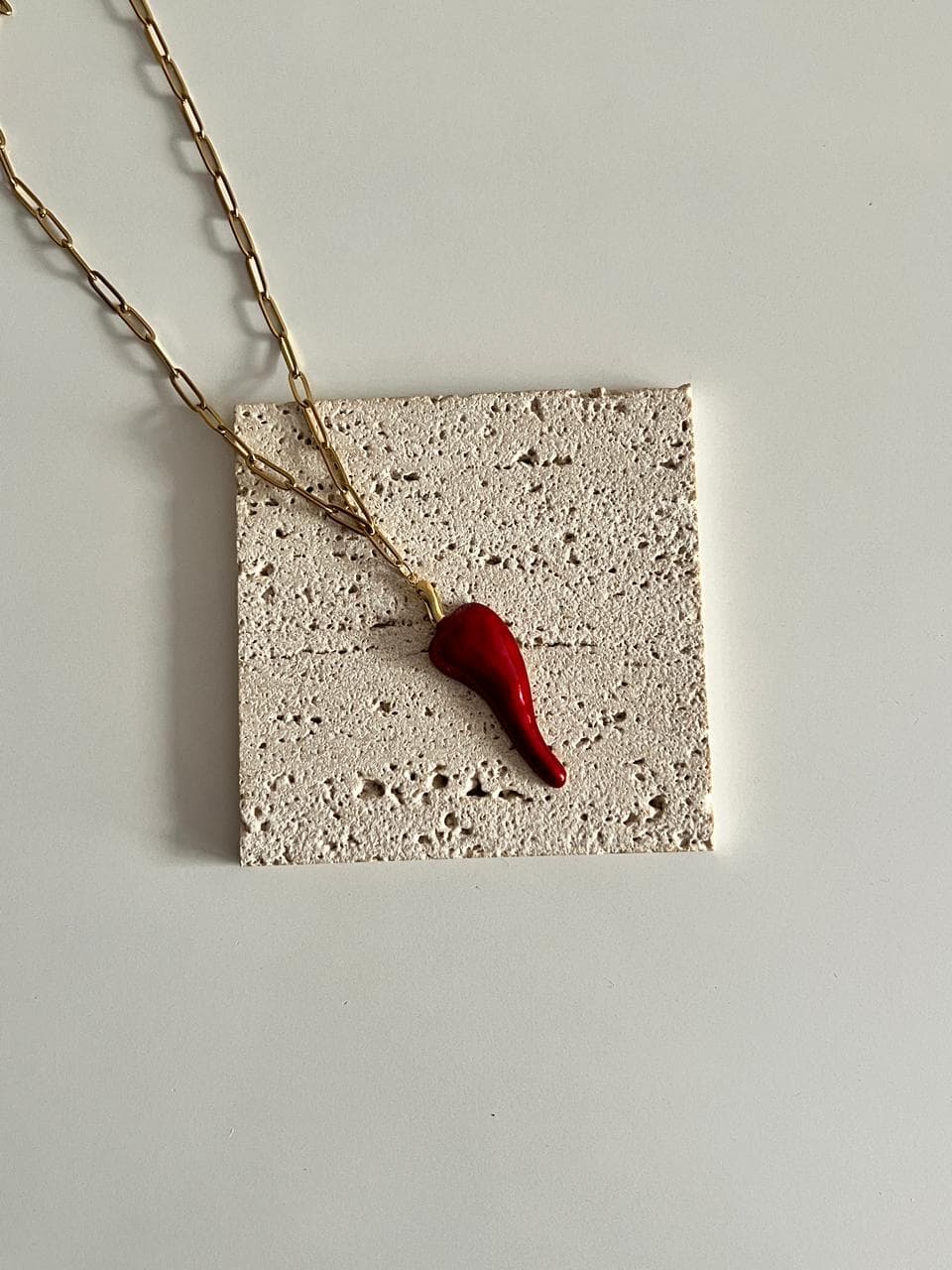 Collier Femme - Pendentif piment