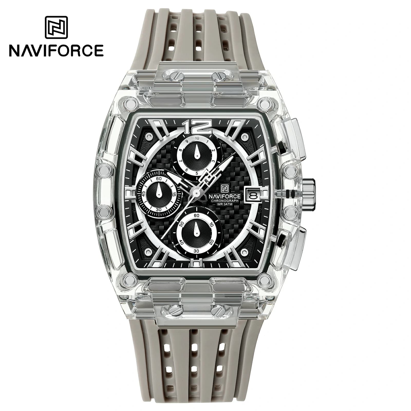 Montre pour Homme Naviforce NF7105 Gris Blanc