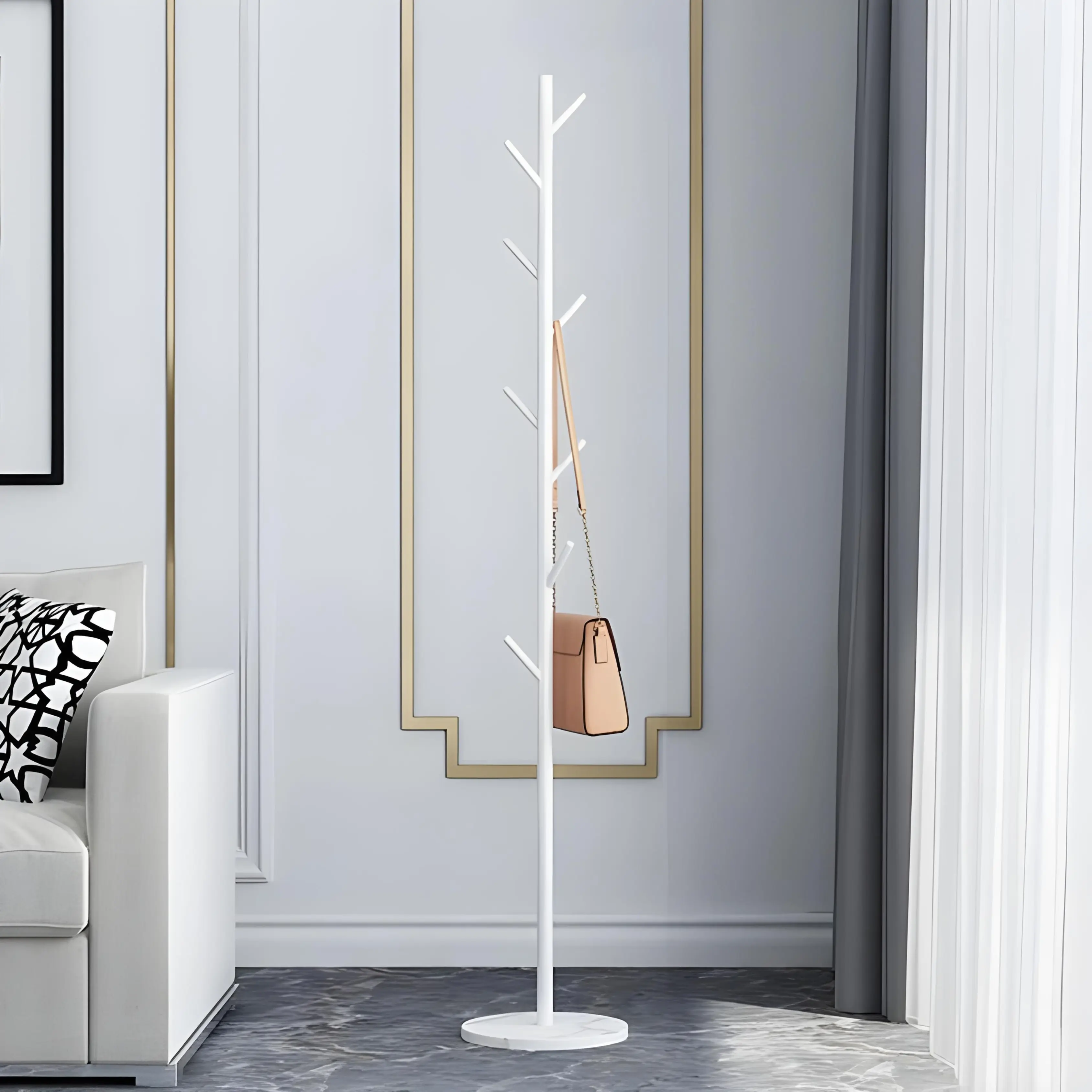 Porte Manteau Nordik Blanc