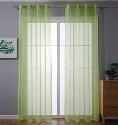 Rideau voilage Vert Pistache