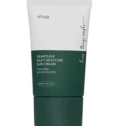 Anua Heartleaf Silky Moisture Sun Cream