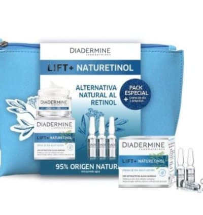 Diadermine Trousse- Pack Natural retinol crème jour + ampoules