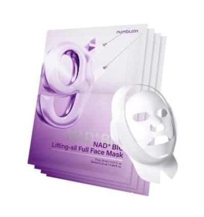 numbuzin - No.9 NAD Bio Lifting-sil Full Face Mask Set - Masque visage liftant (set complet)