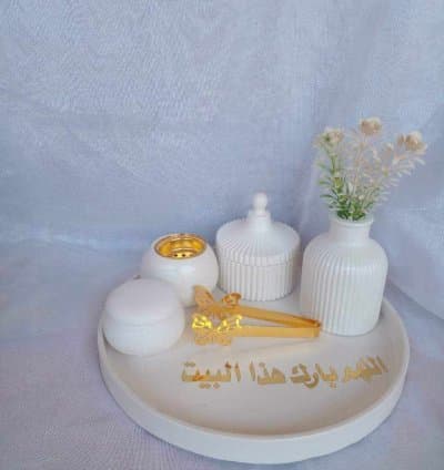 Un set decoratif en plâtre