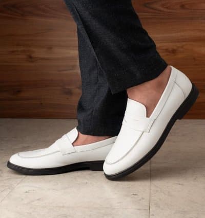 Derby CORVALLO Stephen King Blanc Cuir