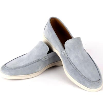 Mocassin CORVALLO Pax Daim Bleu Clair