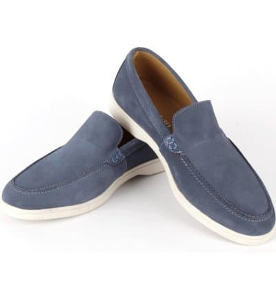 Mocassin CORVALLO Mojo Daim Bleu
