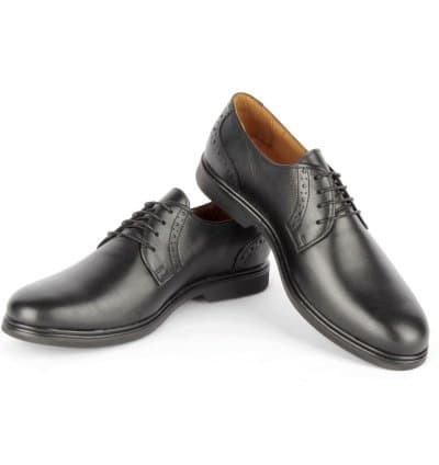 Derby CORVALLO Sirocco Noir Cuir