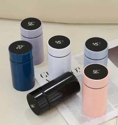 Tasse isotherme intelligent 200 ml avec afficheur de température.