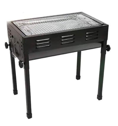 Barbecue double structure en Acier Inoxydable à Charbon