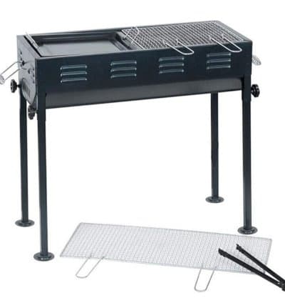 Barbecue double structure en Acier Inoxydable à Charbon GM
