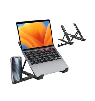 Support pliable pour ordinateur portable, tablette et smartphone