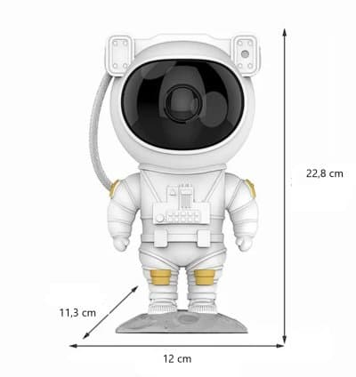 Veilleuse Projecteur Astronaute Ciel Etoilé avec télécommande