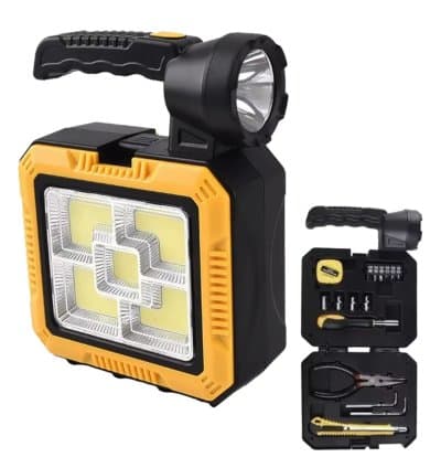 Torche Led solaire+ trousse à outils 7739-C