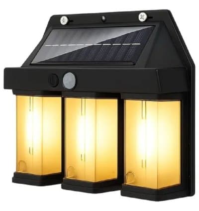 Applique Murale Avec Lampe Solaire Et Détecteur De Mouvement