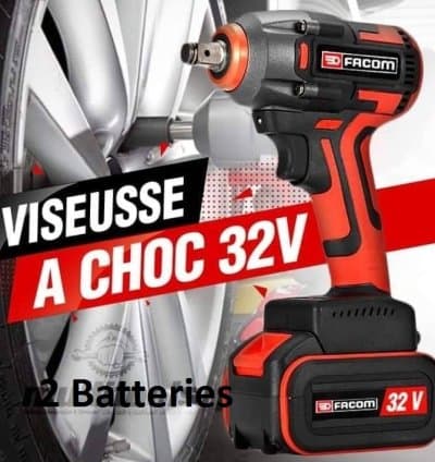 Boulonneuse Facom 32v Double Batterie
