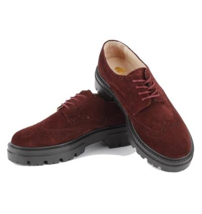 Derby Femme Winnie Bordeau Daim Certo