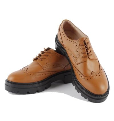 Derby Femme Sydney Camel Cuir Certo
