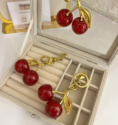 Porte-clés Cerise Coach